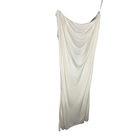 Retrofete Vivienne Draped Maxi Skirt Silk Blend Party Bridal Vacation Summer S - Picture 3 of 12